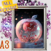 NEW★ALLクリスタルビーズ★スクエア＜A3size>【crystal430】ダイヤモンドアート