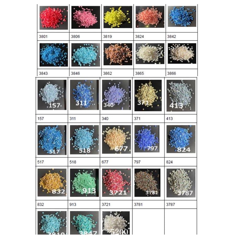 キラキラ✨】樹脂ABビーズ（3800-5200） | ダイヤモンドアート専門店TA-box