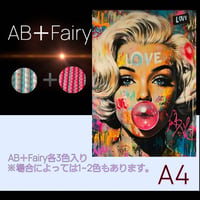 AB＋fairy入り！abfairy1070（A4サイズ）四角ビーズ　ダイヤモンドアート