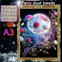 四角ビーズ＋『フェアリーダストビーズ1~3色』（A3サイズ）fairydustZG-83