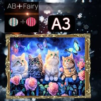 AB＋fairy入り！（A3サイズ）AB＋faiy01ダイヤモンドアート
