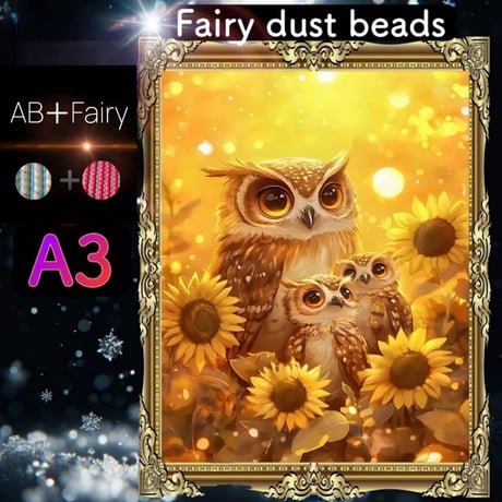 AB＋fairy入り！（A3サイズ）AB＋faiy50ダイヤモンドアート