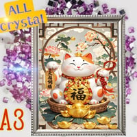 NEW★ALLクリスタルビーズ★スクエア＜A3size>【crystal439】ダイヤモンドアート