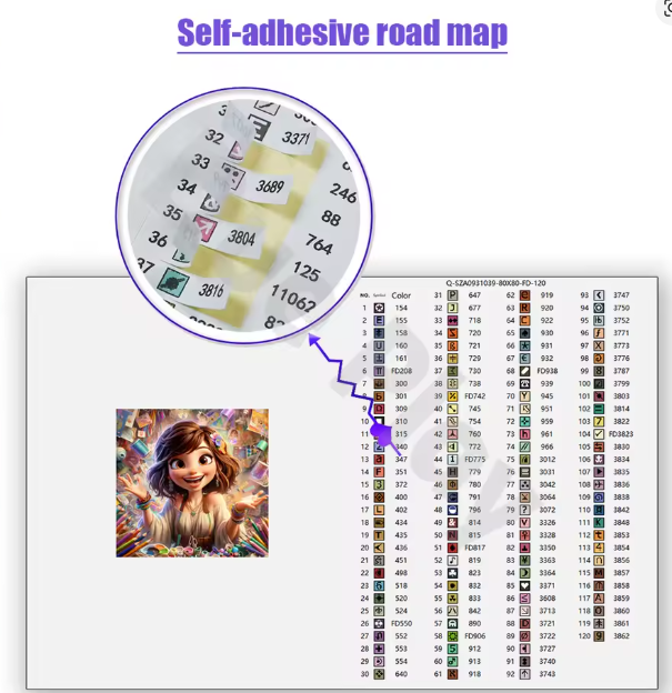 120色オーダーメイド（A2サイズのみ）本文要チェック！ | ダイヤモンド