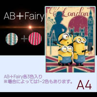 AB＋fairy入り！abfairy11（A4サイズ）四角ビーズ　ダイヤモンドアート