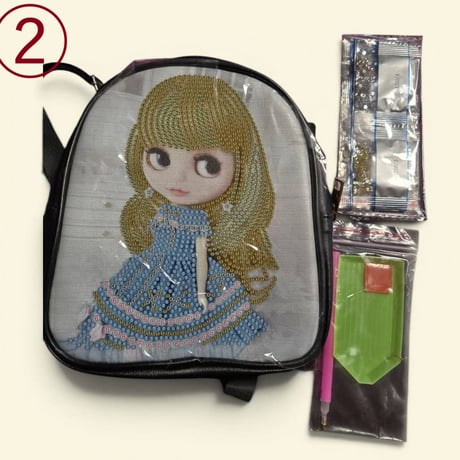 【売り切り！】ダイヤモンドアートのミニリュック♪お子様用にも◎
