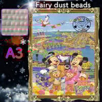 【フェアリーダストビーズ入り】しぃ　ダイヤモンドアート　オーダーメイド ALLフェアリーダストオーダーメイド】（フルビーズ）本文要