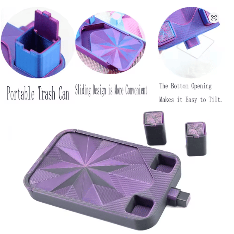 ☆これは使いやすい！☆お勧め！ゴミ箱付＆蓋つきトレイ