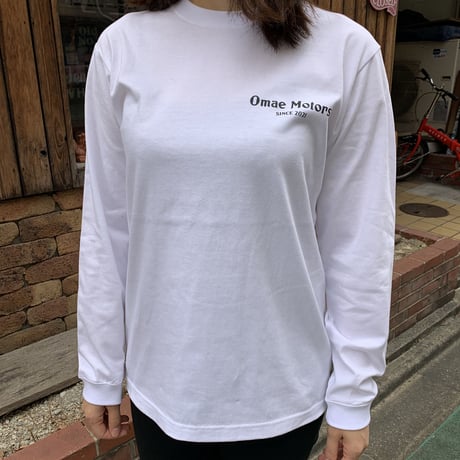 OMAE MOTORS  / "L/S T-SHIRT"(WHITE)