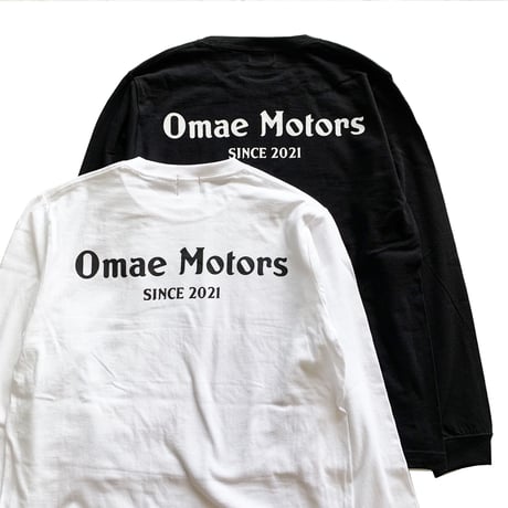 OMAE MOTORS  / "L/S T-SHIRT"(WHITE)