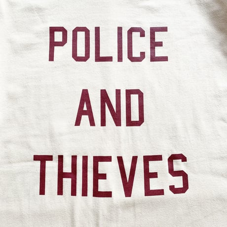 OMAE MOTORS  / "POLICE&THIEVES"T-SHIRT(NATURAL)