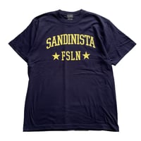OMAE MOTORS  / "SANDINISTA"T-SHIRT(NAVY)