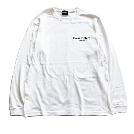 OMAE MOTORS  / "L/S T-SHIRT"(WHITE)