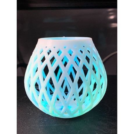 コイン電池ホルダー LED・スライドスイッチ付　約直径20mm×厚さ5mm　CR1225用　同色2個セット