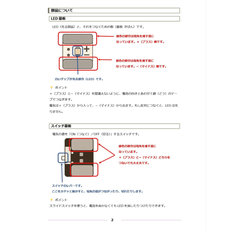簡単！夏休み自由研究にも！光るメッセージカード工作キット（小学中高学年以上）