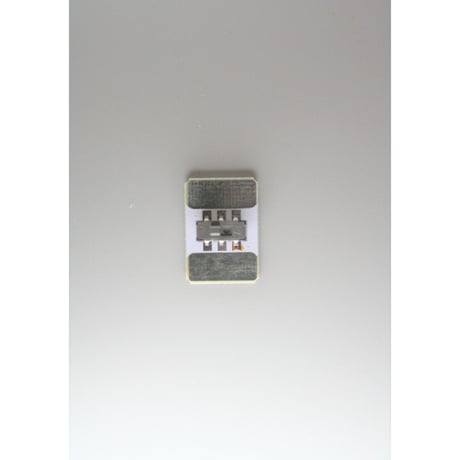 光るカード作り電子部品①セット（スライドスイッチ 上スライドタイプ + LED）