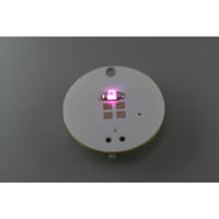 コイン電池ホルダー LED・スライドスイッチ付　約直径20mm×厚さ5mm　CR1225用　同色2個セット