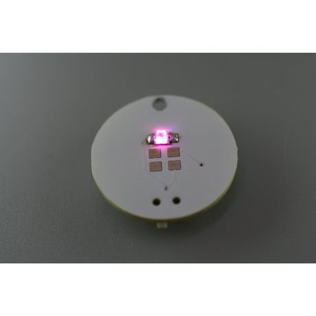 コイン電池ホルダー LED・スライドスイッチ付　約直径20mm×厚さ5mm　CR1225用　同色2個セット
