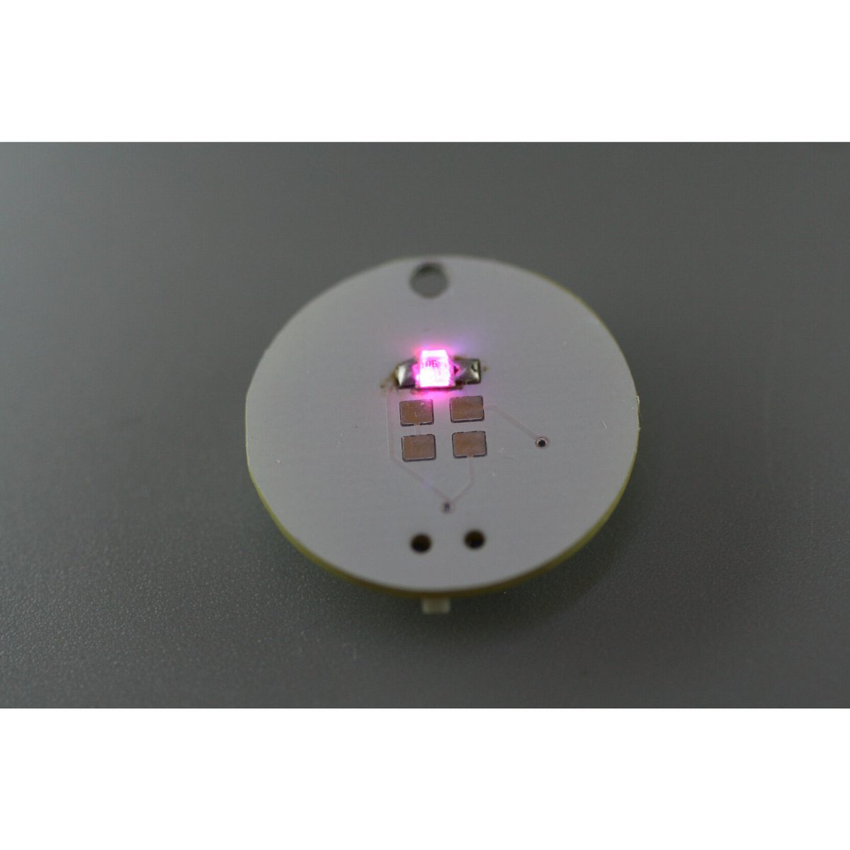 コイン電池ホルダー LED・スライドスイッチ付　約直径20mm×厚さ5mm　CR1225用　同色2個セット