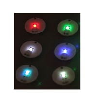 コイン電池ホルダー LED付　CR1225用　同色2個セット