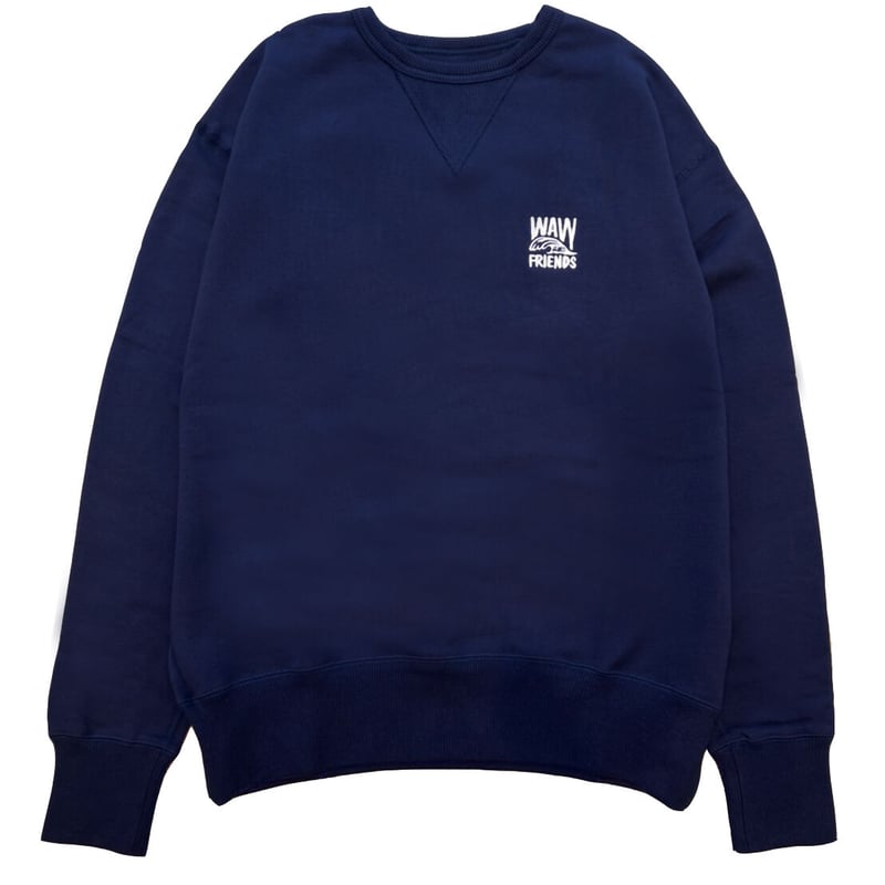 WAVY&FRIENDS CREWNECK SWEAT/NAVY | WAVY & FRIEN...