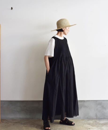 maison de soil/MINI PINTUCK NO/SL PULLOVER DRESS