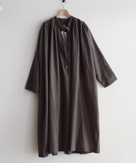BUNON/GATHER DRESS