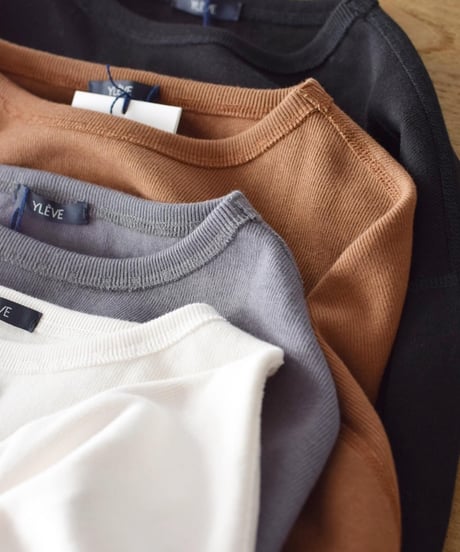 YLEVE/COTTON RIB PULL OVER