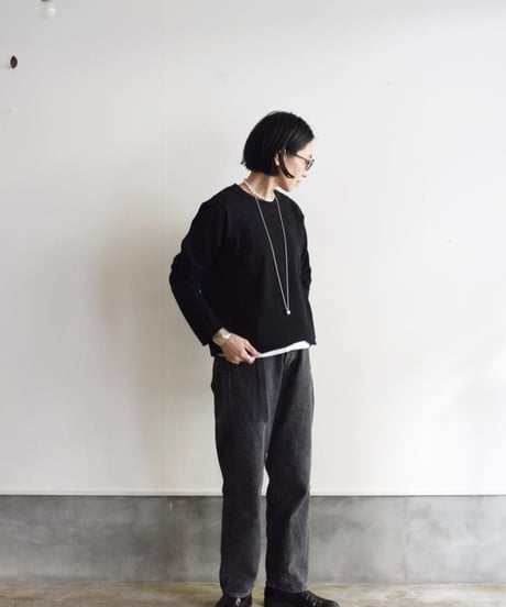 R&D.M.CO/KNIT&SEW CREWNECK SHIRT