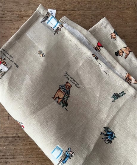 R&D.M.CO/BROWN BEARS KITCHEN CLOTH