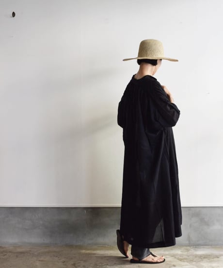 BUNON/GATHER DRESS