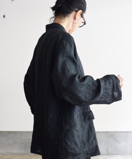 YLEVE/LINEN POPLIN JAKET