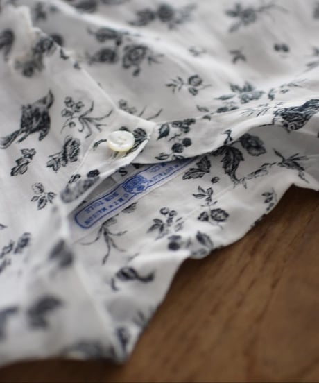 R&D.M.CO/GARDEN STAND COLLAR LONG SHIRT