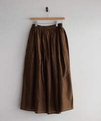 SOIL/COTTON SILK GATHERED SKIRT