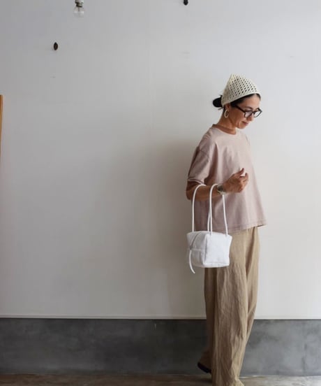 MEYAME/BORDER HALF SLEEVE TEE