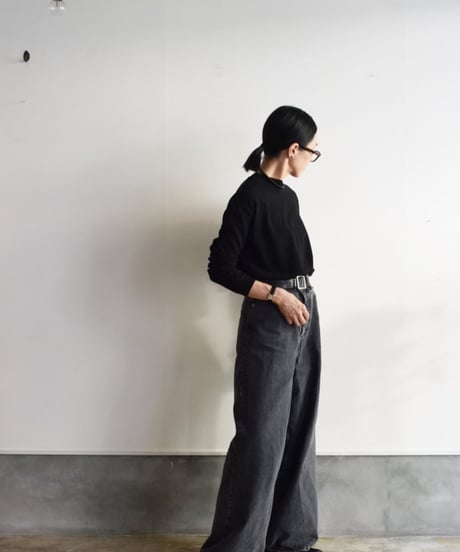 MEYAME/COTTON KNIT LONG SLEEVE TEE
