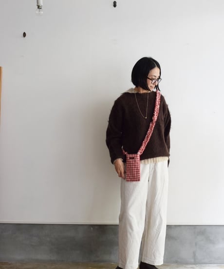 YLEVE/MOHAIR NAPPING KNIT PULOVER