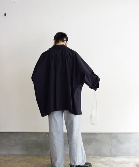 YLEVE/BOURRENNE COTTON TYPEWRITER PONCHO SH