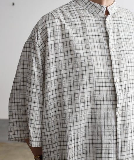 JOICEADDED/CHECK PATTERN H/S SHIRT