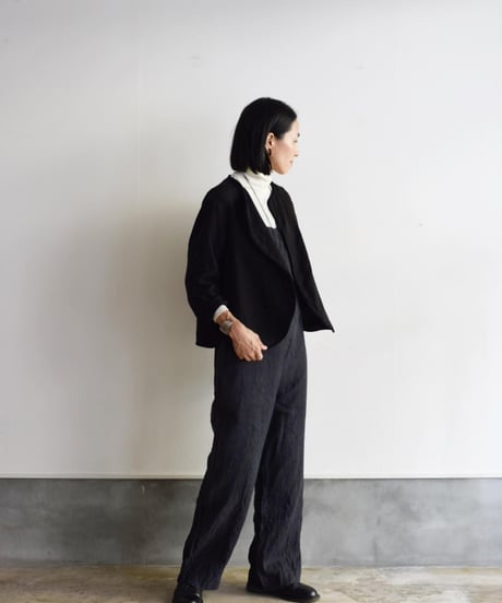 R&D.M.CO-DENSELY LINEN TRIMMING JAKET