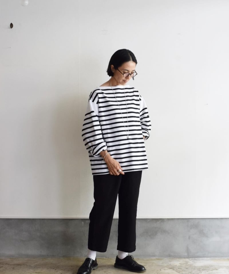 outil TRICOT AAST NAVAL 0 極美品 OUTIL/TRICOT AAST -NAVAL BORDER | ALCOT
