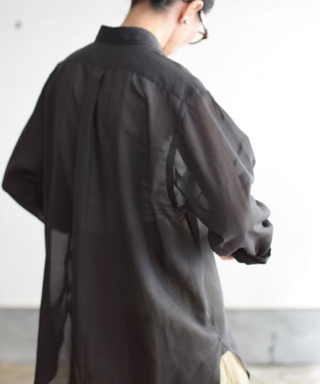 YLEVE / COTTON VOILE LAWN LONG SLEEVE SHIRT