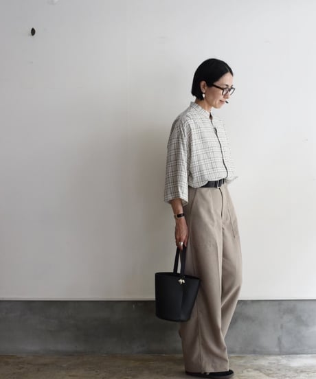 JOICEADDED/CHECK PATTERN H/S SHIRT