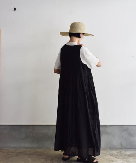maison de soil/MINI PINTUCK NO/SL PULLOVER DRESS