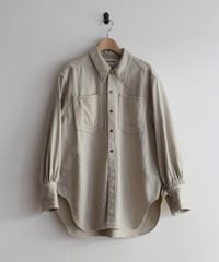 JOICEADDED/OVER SIZE DENIM SHIRT