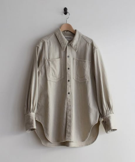 JOICEADDED/OVER SIZE DENIM SHIRT