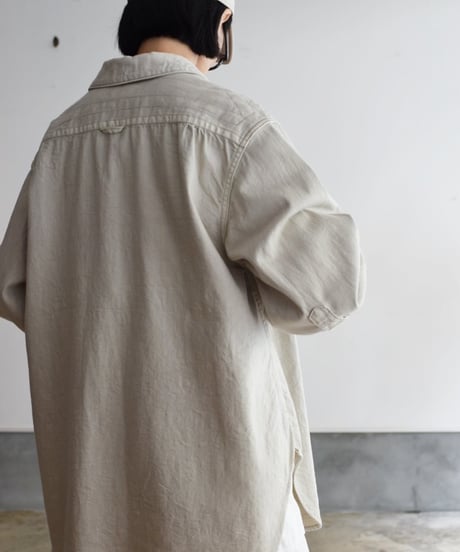 JOICEADDED/OVER SIZE DENIM SHIRT