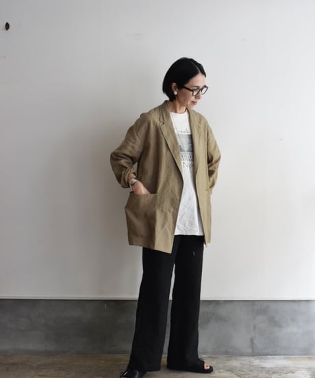 YLEVE/LINEN POPLIN JK