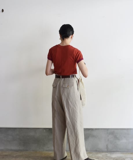 Nikli  ESSENTIAL PIECES/SUPER TWIST CIRCULAR RIB TRIM TSHIRT