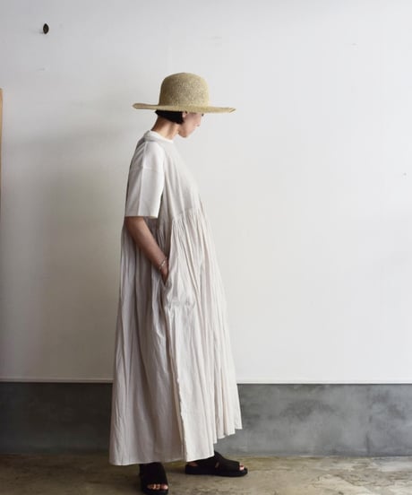 maison de soil/MINI PINTUCK NO/SL PULLOVER DRESS